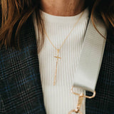 WATERPROOF GOLD CROSS NECKLACE