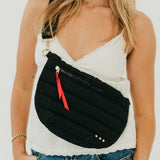 BLACK CROSS BODY PURSE