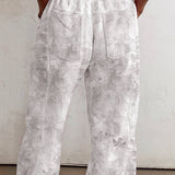 CAMO BAGGY DRAWSTRING JOGGER SWEATPANTS