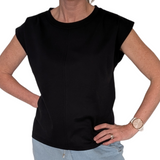 BLACK DRESSY TEE