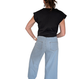 DRAWSTRING LIGHTWEIGHT JEANS