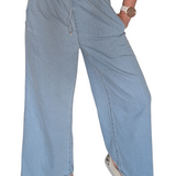 DRAWSTRING LIGHTWEIGHT JEANS