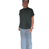 SOFT LIGHTWEIGHT GREEN SHORT SLEEVE TOP