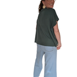 SOFT LIGHTWEIGHT GREEN SHORT SLEEVE TOP
