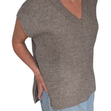 V-NECK SWEATER VEST TOP