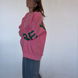 BE YOURSELF LOVE YOURSELF OVERSIZED SWEATSHIRT - IN 2 COLORS