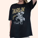 DARLIN SADDLE UP GRAPHIC TEE