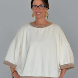 OVERSIZED FRENCH TERRY TOP