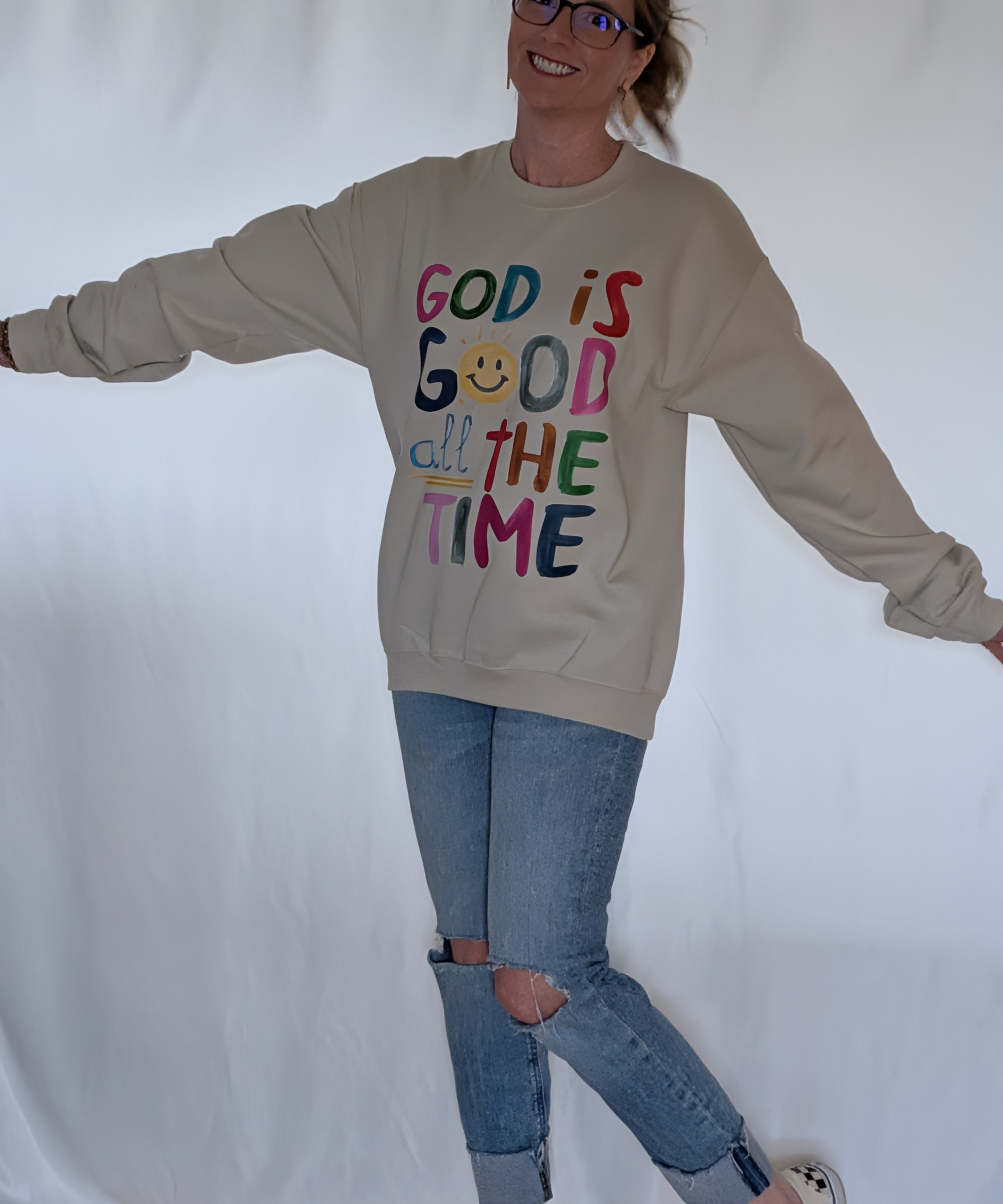GOD IS GOOD SWEATSHIRT