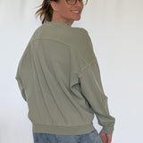 JENESIS TWELVE CREW SWEATSHIRT - GREEN
