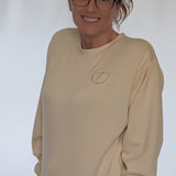 JENESIS TWELVE LONG SLEEVE TOP - IVORY