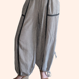 LIGHTWEIGHT STRIPE PANTS