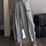 LIGHTWEIGHT STRIPE PANTS