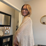 FISHNET PONCHO COVER UP TOP
