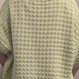 Green sweater top
