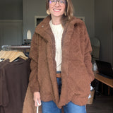 SHERPA JACKET – BROWN