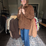 SHERPA JACKET – BROWN