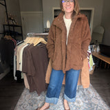SHERPA JACKET – BROWN