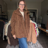 SHERPA JACKET – BROWN