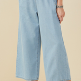 DRAWSTRING LIGHTWEIGHT JEANS