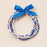 GAME DAY BEADED BRACELET SET - IN 3 COLORS
