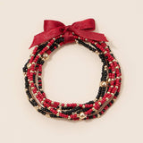 GAME DAY BEADED BRACELET SET - IN 3 COLORS