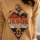 JESUS WILD RIDE MINERAL SWEATSHIRTS