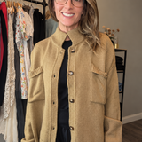 STAND COLLAR BUTTON CARDIGAN