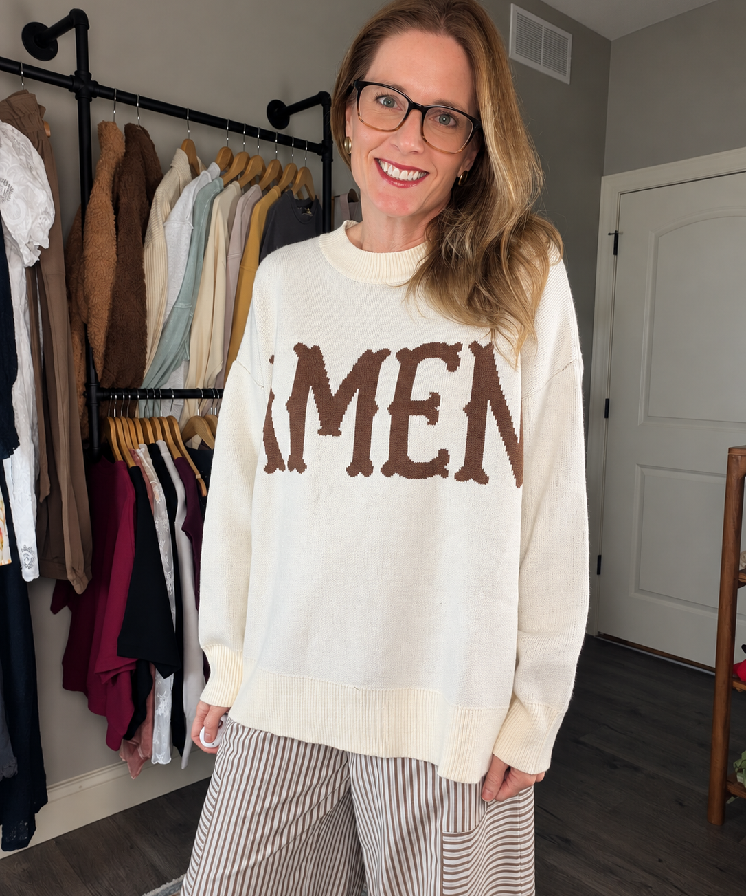 AMEN OVERSIZED SWEATER