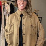 STAND COLLAR BUTTON CARDIGAN
