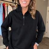 SCUBA HALF ZIP PULLOVER & WIDE LEG PANTS SET